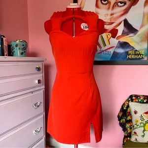 Fashion Brand Company Red Dress
